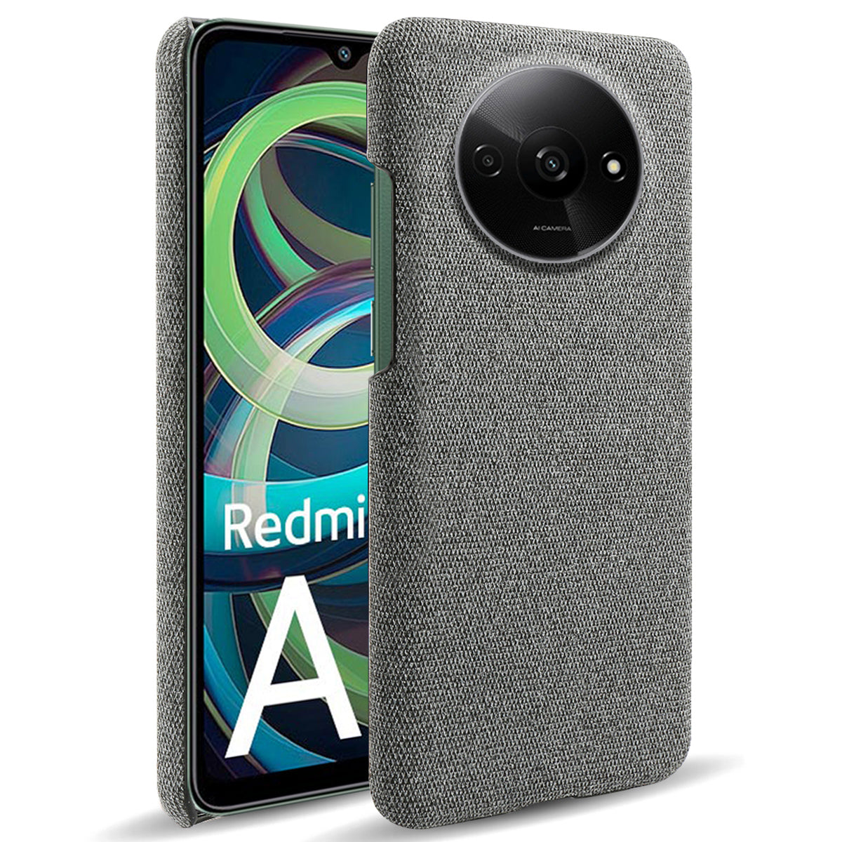 For Xiaomi Redmi A3 / Poco C61 4G Cell Phone Case Cloth+PC Drop-resistant Cover For Xiaomi Redmi A3 / Poco C61 4G Cell Phone Case Cloth+PC Drop-resistant Cover